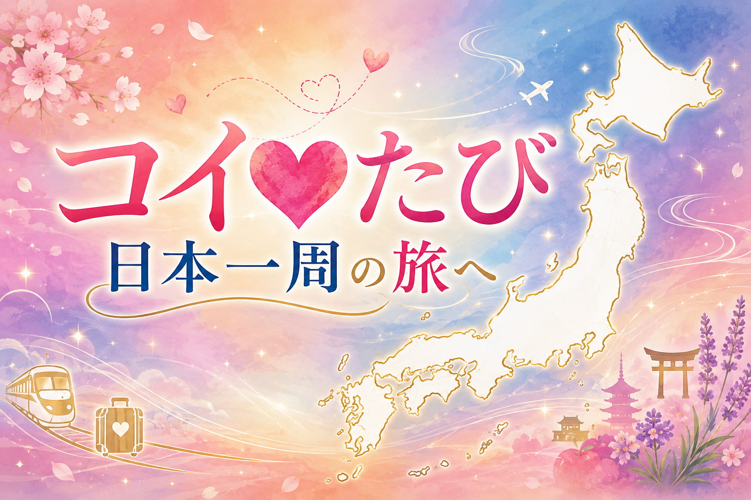 「コイ❤たび」日本一周の旅